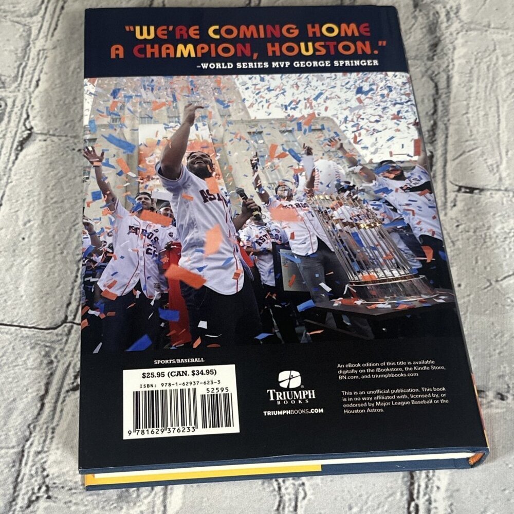 Houston Astros 2017 Championship Book Liftoff! : The Tank, the Storm Hardback - Picture 5 of 6